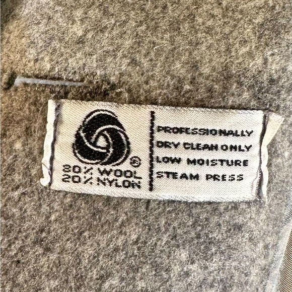 ALORNA' Lazarus of Virginia' Wool blend Single-breasted Union made, Overcoat USA - Picture 11 of 13